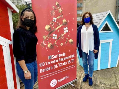 O Concello de Marín volverá sortear 100 tarxetas regalo de 50 euros entre a veciñanza que consuma na economía local