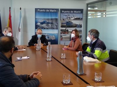 Concello e Porto de Marín mostran a súa satisfacción pola continuidade de Ence