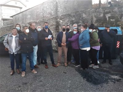 Reunión coa veciñanza de Bexe para explicarlles como funcionará o novo servizo de abastecemento