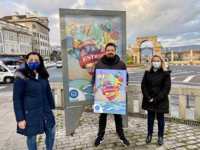 Marín presenta o cartel do seu Entroido, que contará con festa infantil, animación e exposicións