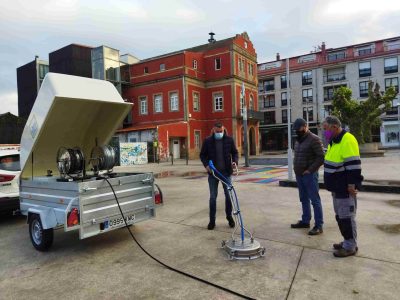 Bueu adquire un dumper e unha máquina de alta presión para a brigada de Obras e Servizos
