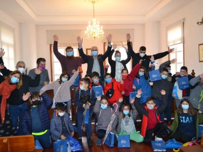 Alumnado de 3º de Primaria do Ceip A Pedra coñeceo funcionamento do Concello de Bueu