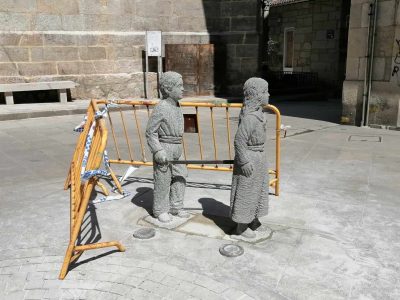 Reparadas as esculturas dos Danzantes