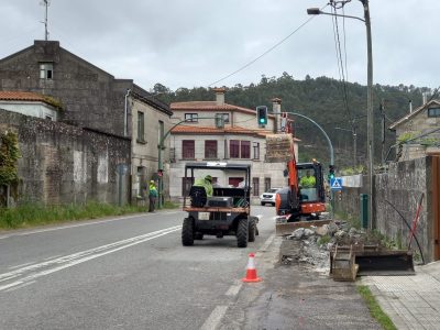 A Xunta inicia as obras da nova senda Pardavila-Cadro pola PO-313 en Marín