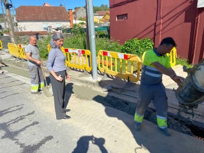 A Deputación accede a solventar os problemas de inundacións na Avenida de Lugo en coordinación co Concello de Cangas