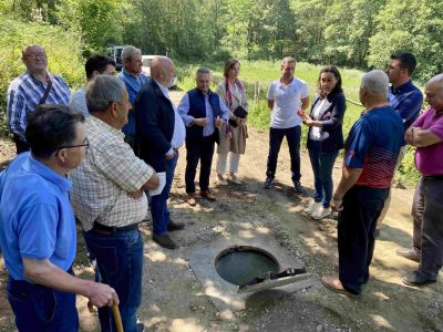 Pastoriza clausura a depuradora e inaugura o novo colector para mellorar o seu saneamento