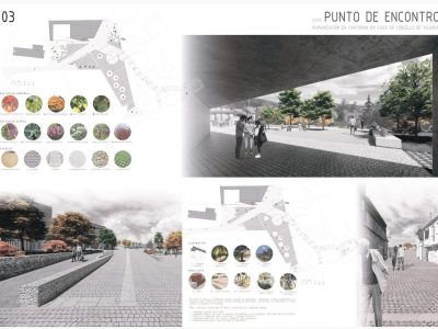“Punto de Encontro» gaña o concurso de ideas para humanizar a Praza do Toural