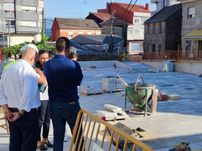 As obras da contorna do mercado de Seixo avanzan a bo ritmo