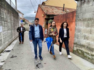 Remata a primeira fase de instalación de rede separativa e renovación do pavimento en Pedreiras