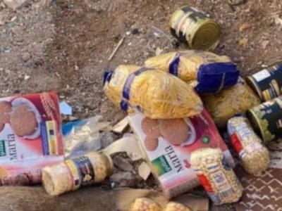 Atopan alimentos dos Servizos Sociais de Vilaboa tirados no lixo