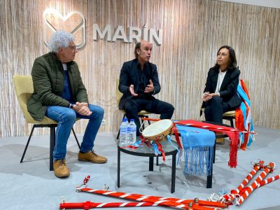 Carlos Núñez presenta en Marín o seu último single