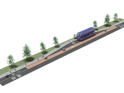 Cangas promove un circuito peonil seguro na estrada Madalena-Herbello a través do programa Apearse