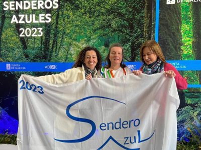 Marín recolle os tres distintivos de Sendeiros Azuis
