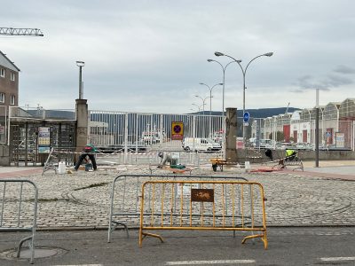 Marín segue traballando para mellorar a accesibilidade do espazo público co arreglo dunha zona da Avenida de Ourense