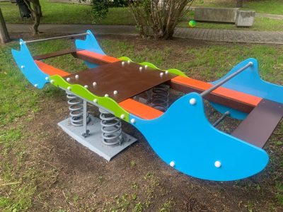 Cangas xa ten rehabilitado o parque infantil de Irmandade da Fala