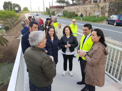 Rematada a nova senda peonil e ciclista na PO-551 entre Bagüín e Seixo