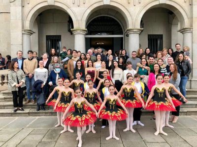 Despedida aos bailaríns do Ballet de Galicia que competirán na final do Youth America Grand Prix de Florida