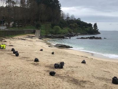 As praias de Marín póñense a punto de cara á festividade de Semana Santa