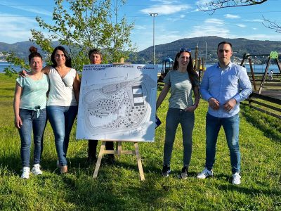 El PP de Vilaboa presenta una anteproyecto de reforma para el parque de Riomaior