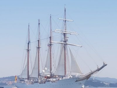 Dos jornadas de puertas abiertas para visitar el buque “Juan Sebastián de Elcano” en la Escuela Naval de Marín