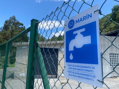 A tubería de ACUAES xa suministra auga con normalidade ás zonas máis altas do municipio