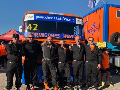 Damián e o seu camión, dous campións de Vilaboa no Xarama