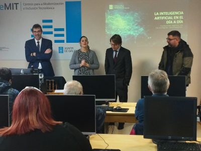 A Xunta pon a Moaña como exemplo do achegamento das novas tecnoloxías aos veciños