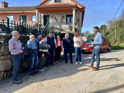 Marín amplia a rede de abastecemento de auga en Ameal cunha inversión de case 28.000 euros