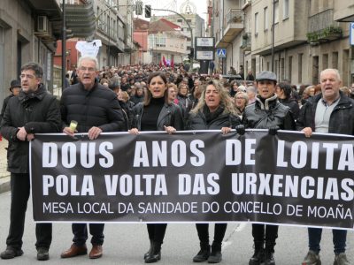 A manifestación ‘máis negra’ de Moaña