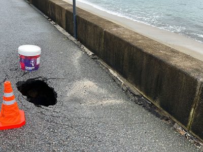O PP de Moaña esíxelle ao Concello que inste a Costas á reparación urxente e integral do vial do Con e á adopción de medidas de seguridade no muro do miradoiro