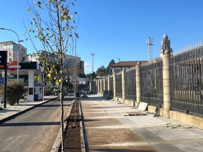 Avances nas obras da rúa do Forte
