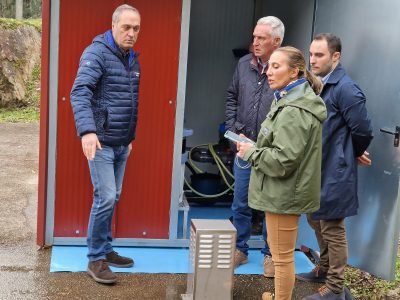 O delegado territorial visita a Comunidade de Augas de Vilaboa e destaca o seu bo funcionamento