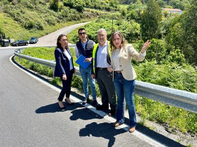 A Deputación avanza no proxecto de mellora da mobilidade peonil entre Figueirido e Marín