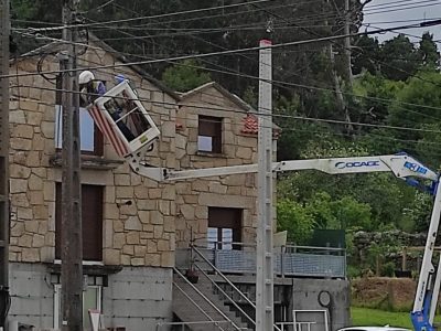 El poste-rotonda de Santa Marta dice adiós