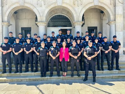 Chegan os futuros axentes da Policía Local a Marín