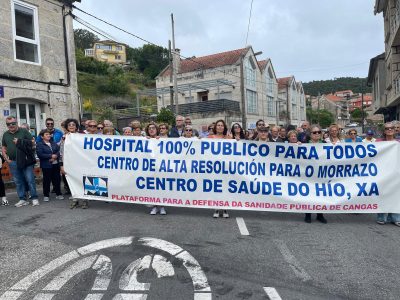 O Hío se manifiesta por la reapertura del consultorio