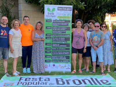 Las Festas de Bronlle agrupan artesanía, gastronomía y baile