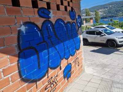 Denuncian actos de vandalismo en Domaio en la madrugada