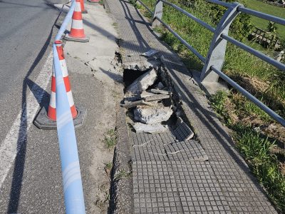 Adjudicadas las obras de acondicionamiento de la acera de Caiagua, en Moaña, por 35.000 euros