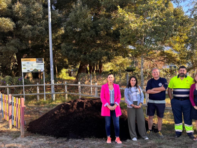 Moaña habilita su primer punto de compost ecológico 