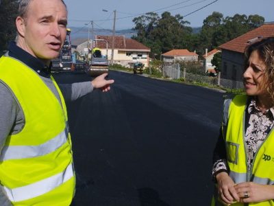 Gestido priorizó a la Diputación las aceras en Hío a las de Herbello