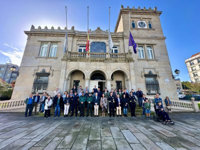 Minuto de silencio pola traxedia provocada pola Dana