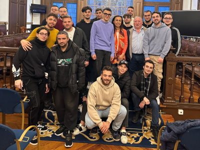 Ramallo recibe aos alumnos italianos de Erasmus en Marín