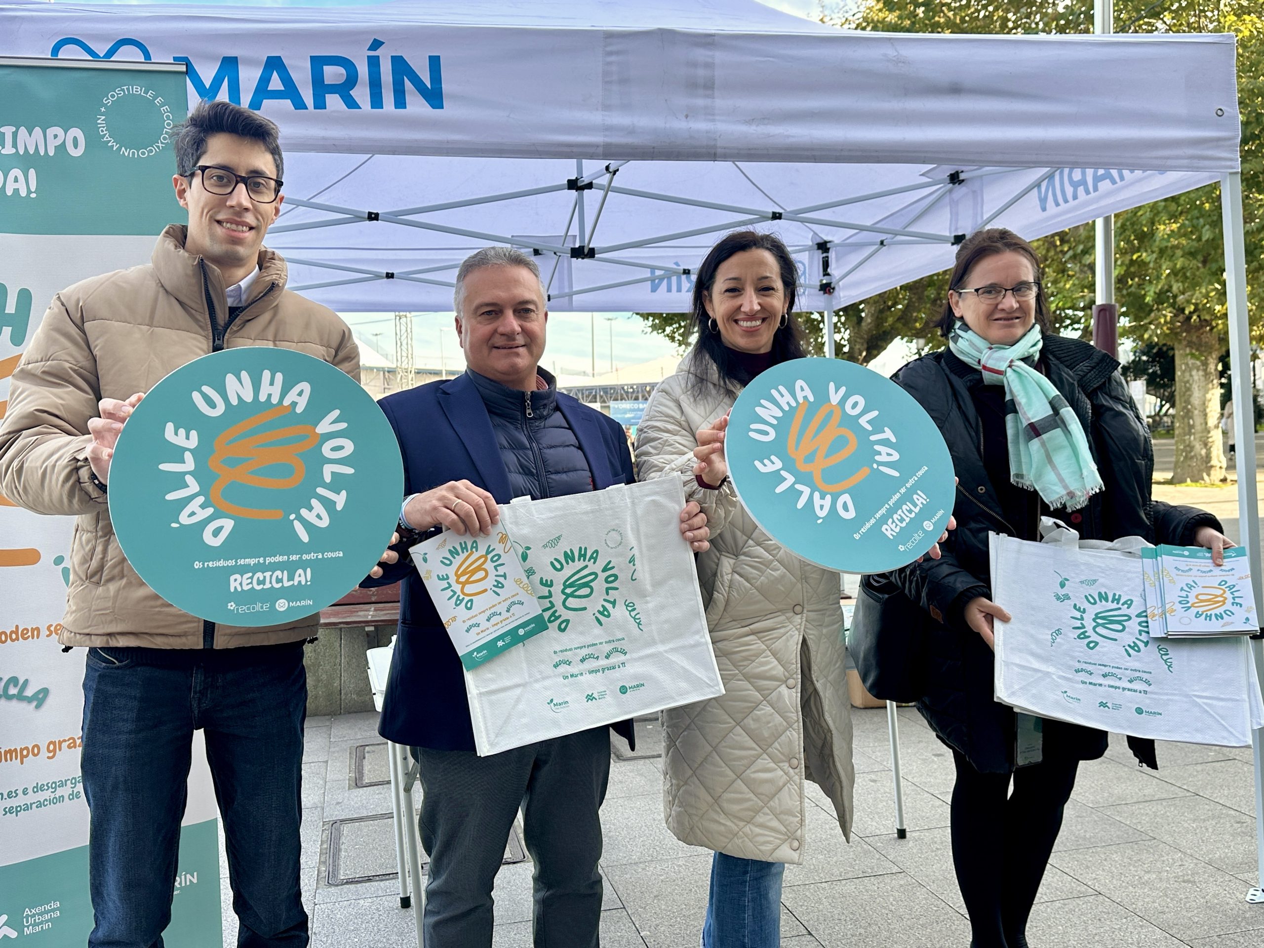 Marín anima á veciñanza a dar un havolta para fomentar a reciclaxe e as boas prácticas medio ambientais