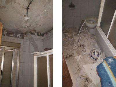 Una maestra de Cangas aguarda a que el Concello repare su piso