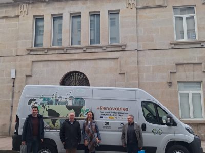 A Deputación leva a oficina móbil do programa +Renovables a Marín para informar a cidadanía sobre eficiencia e aforro enerxético