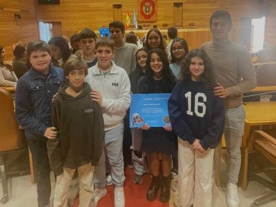 Tres alumnos representarán a los jóvenes de Moaña en el Encuentro Estatal de Bilbao