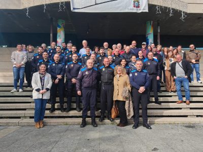 Despedida sorpresa de todos los compañeros antes de su jubilación