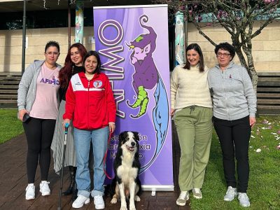 Los beneficios de los perros en personas con enfermedades físicas y mentales, en Moaña