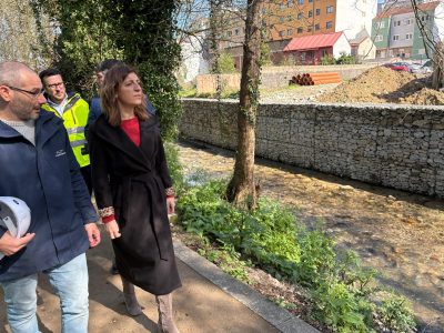 Las obras para mejorar el saneamiento de Marín  terminarán este año y beneficiarán a 10.000 vecinos